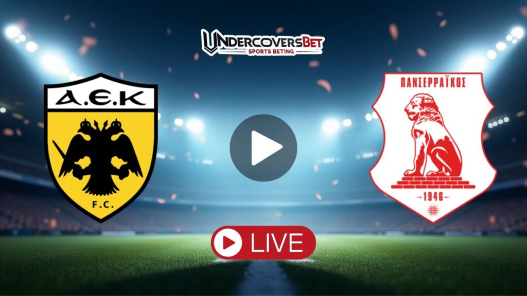 ΑΕΚ – Πανσερραϊκός Κανάλι – Live Streaming (24/08)