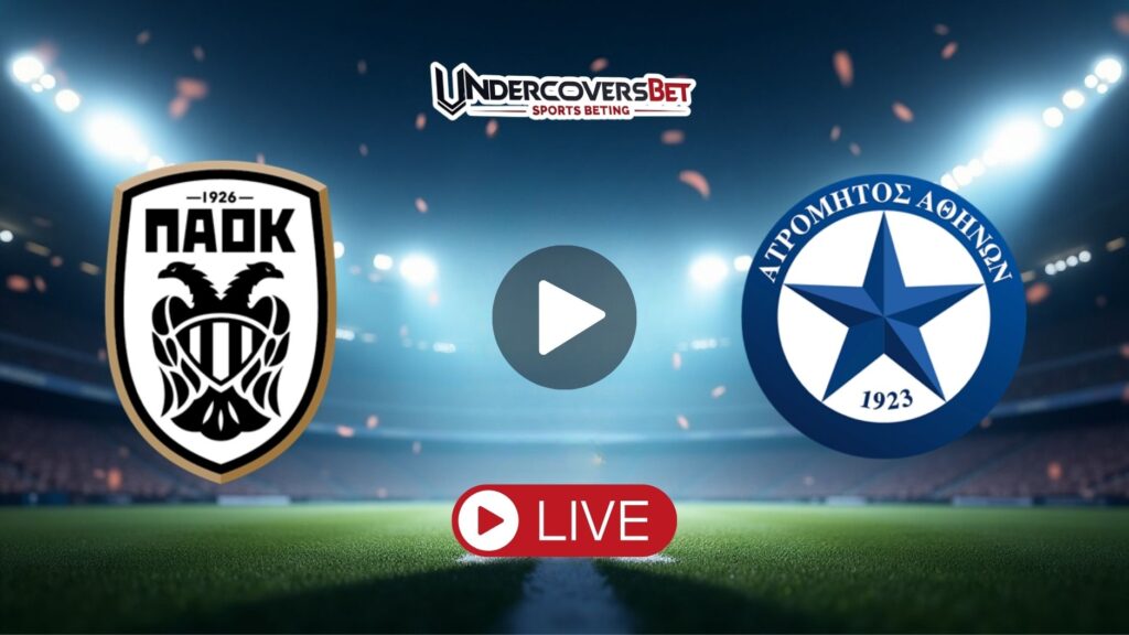 ΠΑΟΚ – Ατρόμητος Κανάλι – Live Streaming (31/08)