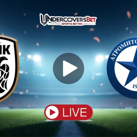 ΠΑΟΚ – Ατρόμητος Κανάλι – Live Streaming (31/08)