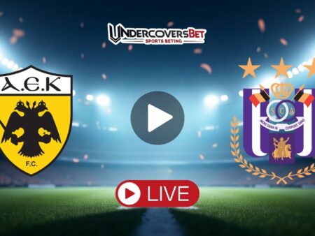 ΑΕΚ – Άντερλεχτ Κανάλι – Live Streaming (28/08)