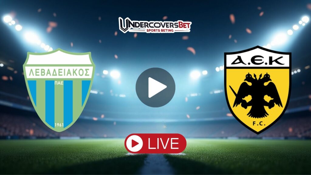 Λεβαδειακός – ΑΕΚ Κανάλι – Live Streaming (14/09)