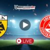 ΑΕΚ – Άμπερντίν Κανάλι – Live Streaming (23/10)