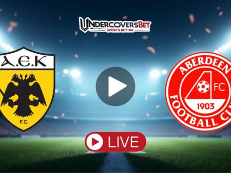 ΑΕΚ – Άμπερντίν Κανάλι – Live Streaming (23/10)