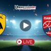 ΑΕΚ – Πανιώνιος Κανάλι Live Streaming (12/10) | Που το δείχνει