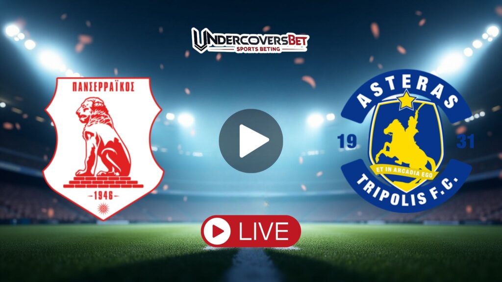 Πανσερραϊκός - Αστέρας Τρίπολης Κανάλι Live Streaming (04/10)