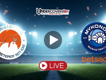 Περιστέρι – Μύκονος Κανάλι Live Streaming (12/10) | Που το δείχνει