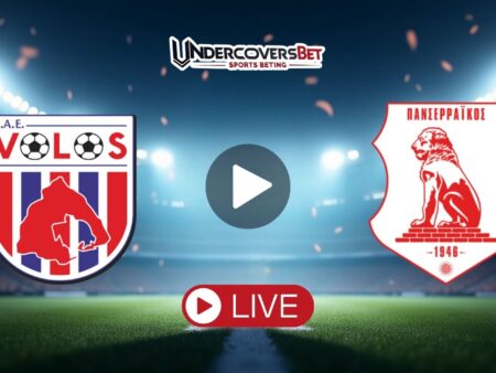 Βόλος ΝΠΣ – Πανσερραϊκός Κανάλι Live Streaming (19/10)