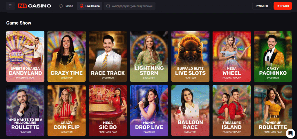N1 CASINO Game Shows