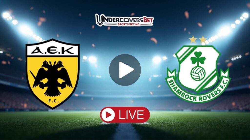 ΑΕΚ - Σάμροκ Ρόβερς Κανάλι - Live Streaming (06/11)