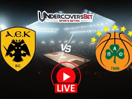 ΑΕΚ – Παναθηναϊκός Κανάλι – Live Streaming (13/12)