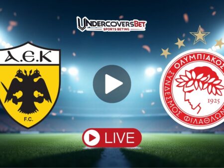 ΑΕΚ – Ολυμπιακός Κανάλι – Live Streaming (01/02/26)