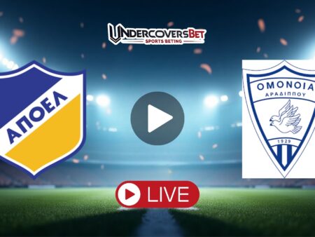 ΑΠΟΕΛ – Ομόνοια Αραδίππου Κανάλι – Live Streaming (23/01/26)