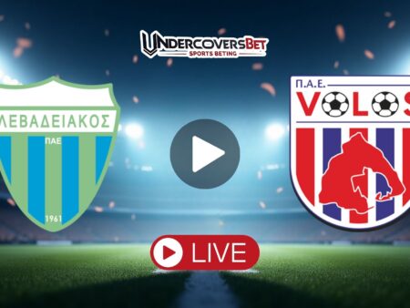 Λεβαδειακός – Βόλος ΝΠΣ Κανάλι – Live Streaming (11/01/26)
