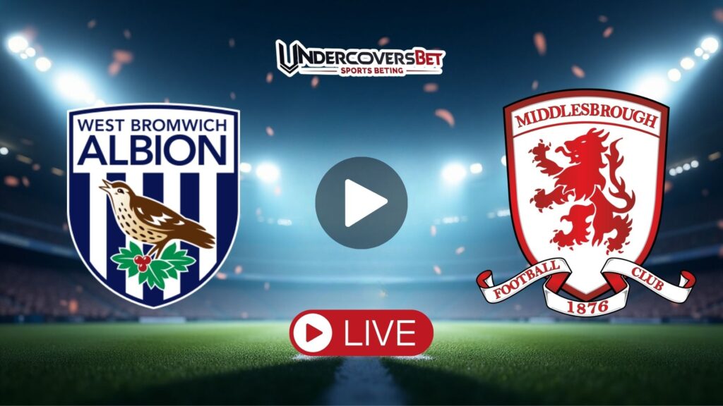 Γουέστ Μπρομ - Μίντλεσμπρο Κανάλι - Live Streaming (16/01/26)