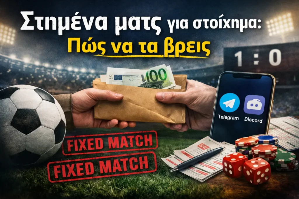 Στημένα ματς για στοίχημα: Πώς να τα βρεις