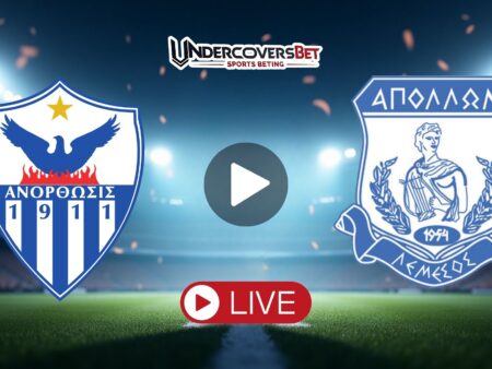 Ανόρθωση – Απόλλων Λεμεσού (15/03/26) Κανάλι – Live Streaming