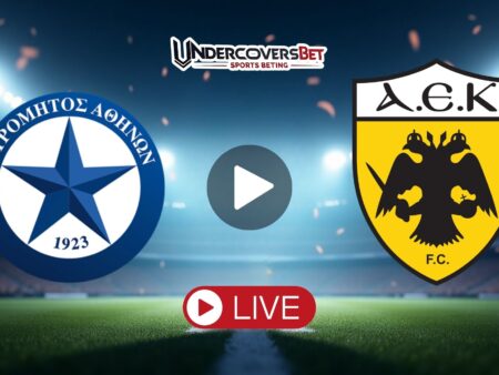 Ατρόμητος – ΑΕΚ (15/03/26) Κανάλι – Live Streaming