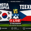 Νότια Κορέα – Τσεχία κανάλι – Live Streaming (12/05)