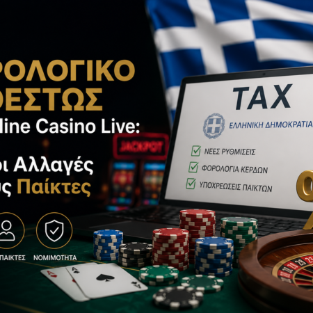 Νέο Φορολογικό Καθεστώς στα Online Casino Live: Όλες οι Αλλαγές για τους Παίκτες