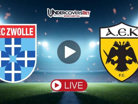 Τσβόλε – ΑΕΚ κανάλι – Live Streaming (26/07)
